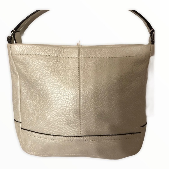 Coach parker leather small top handle bag